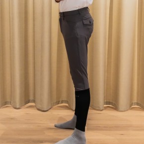 Kentucky Reithose Herren Mexiko mit Kniegrip Anthracite