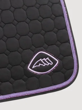 Equiline Spring Schabracke Glitzer EQGloc Schwarz mit Lila