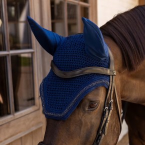 Kentucky Fliegenohren Velvet Mini Pearls Navy