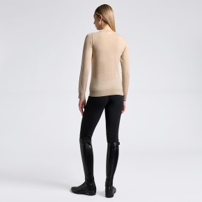 Cavalleria Toscana Merinos Damen Pullover beige M