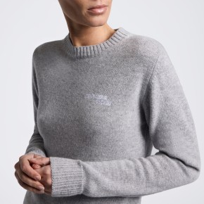 Cavalleria Toscana Wollpullover Damen Rundhalsausschnitt Winward Blue