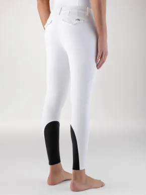 Equiline Herren Reithose Kniegrip Albertk Weiss