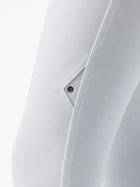 Equiline Damen Vollgrip Reithose Highwaist Crystalef weiß
