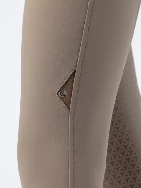 Equiline Damen Vollgrip Reithose Highwaist Crystalef taupe