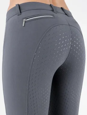 Equiline Vollgrip Reithose Damen Cedar Grau