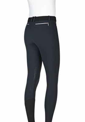 Equiline Damen Kniegrip Reithose Ash schwarz