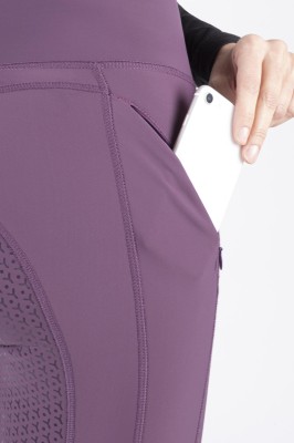 Equiline Damenleggings Gongirf Vollgrip hortensia