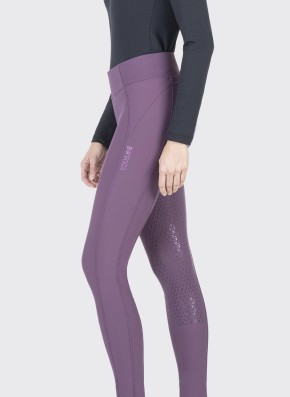 Equiline Damenleggings Gongirf Vollgrip hortensia