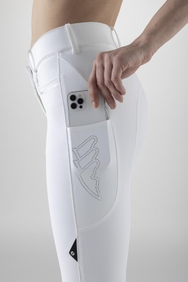 Equiline Damen Vollgrip Reithose Gusmafh Weiß