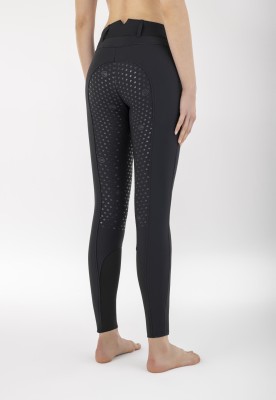 Equiline Winterreithose Damen Vollgrip Adellekg Schwarz