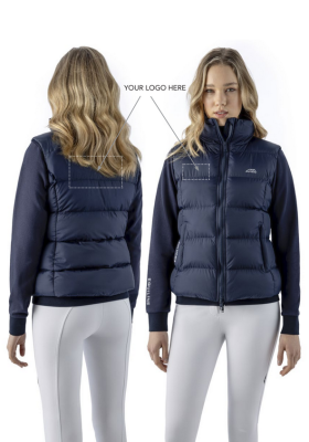 Equiline Damen Steppweste Eqvartek navy L