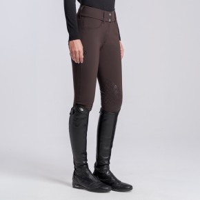 Cavalleria Toscana Kniegrip Reithose Damen Espresso