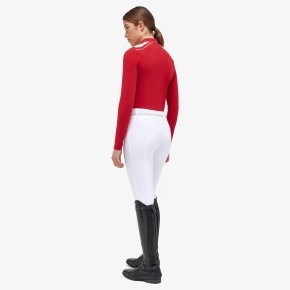 Cavalleria Toscana Damen-Trainingsshirt langarm rot S