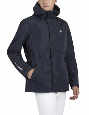 Equiline wasserdichte Regenjacke Rawek blau unisex XS