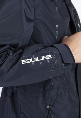 Equiline wasserdichte Regenjacke Rawek blau unisex XXS