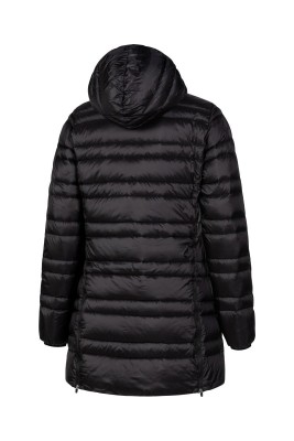 Equiline Damen Daunen Wintermantel Parka CEMDYC schwarz