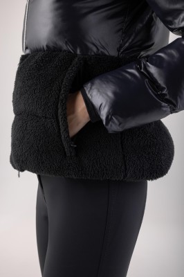 Equiline Teddyjacke Damen Geddy Schwarz