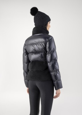 Equiline Teddyjacke Damen Geddy Schwarz