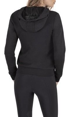 Equiline Damen-Sweatshirtjacke Grobyg schwarz