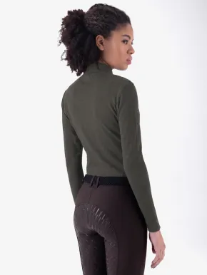 Equiline EQEble Damen Trainingsshirt langarm Olive Night
