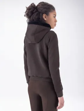 Equiline EQGert Damen Sweatjacke Coffee Bean