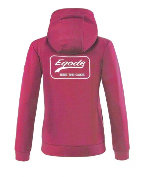 Eqode Damen Zip Sweater Debra rose red S