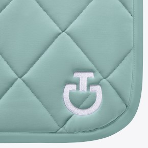 Cavalleria Toscana Spring Schabracke Diamond Quilted light teal green