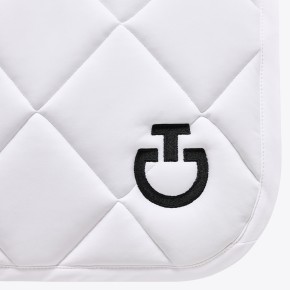Cavalleria Toscana Diamond Quilted Schabracke Dressur Weiß