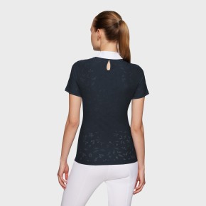 Samshield Damen Turniershirt Aloise Air Kurzarm Navy