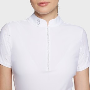 Samshield Damen Turniershirt Aloise Air Kurzarm Weiß S