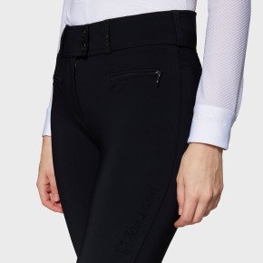 Samshield Damen Vollgrip Reithose Highwaist Claranova Schwarz