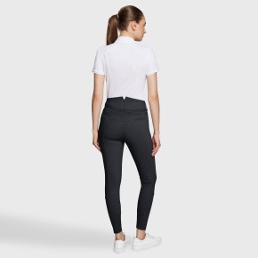 Samshield Damen Vollgrip Reithose Highwaist Claranova Schwarz