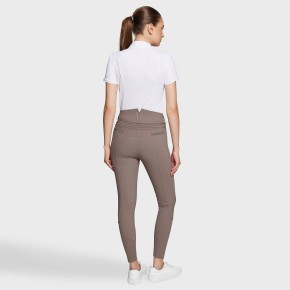 Samshield Damen Vollgrip Reithose Highwaist Claranova Volcanic Rock