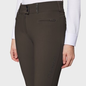 Samshield Clara Premium Reithose Damen Mocha – Hohe Taille und Vollgrip