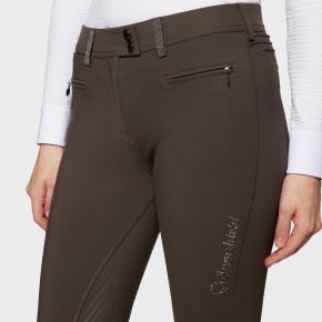 Samshield Reithose Damen Diane – Mocha, Vollgrip