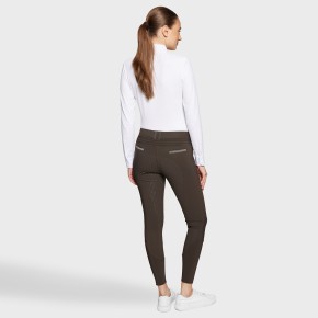 Samshield Reithose Damen Diane – Mocha, Vollgrip