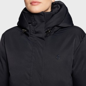 Samshield Damenmantel Melyne - Warm, Lang und minimalistisch in Schwarz