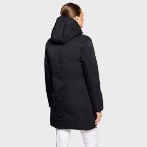 Samshield Damenmantel Melyne - Warm, Lang und minimalistisch in Schwarz