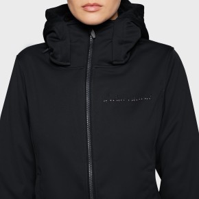 Samshield Damenjacke „Rachel“ – Schwarz, Softshell mit Kapuze