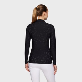 Samshield Damen Trainingsshirt Sun Langarm Schwarz