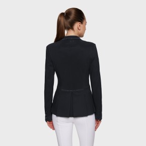 Samshield Damen Turnierjacket Victorine Crystal Fabric Schwarz 34 (FR 36)