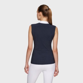 Samshield Damen Turniershirt Yasmina Ärmellos Navy Blazon