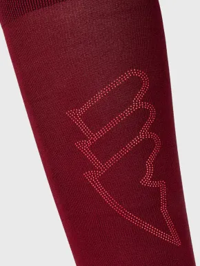 Equiline EQGlosy Damen Reitsocken Alpine Plum 39/42