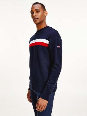 Tommy Hilfiger Equestrian Herren Pullover Desert Sky L