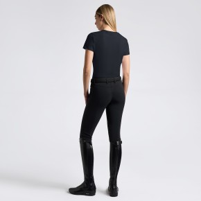 Cavalleria Toscana Damen Baumwoll T-Shirt navy