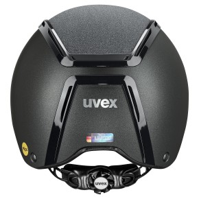 Uvex Exxeed Mips Starshine Reithelm – schwarz M-L