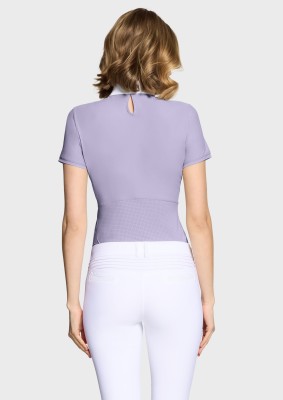 Samshield Damen Turniershirt Aloise – Lavender Grey, kurzarm