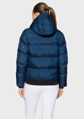 Samshield Billie Emblem Edition – Damen Reit-Daunenjacke mit Sorona® Füllung Galactic Blue S