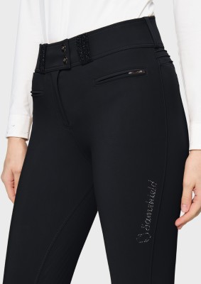 Samshield Claranova High Waist Damen-Reithose schwarz