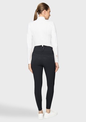 Samshield Claranova High Waist Damen-Reithose schwarz